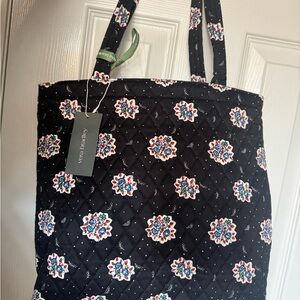 NWT Vera Bradley Feathery Bouquets Tote Bag